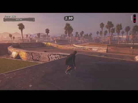 Collect 5 Spray Cans - Venice Beach Level Park Goal - Tony Hawk's Pro Skater 1 + 2
