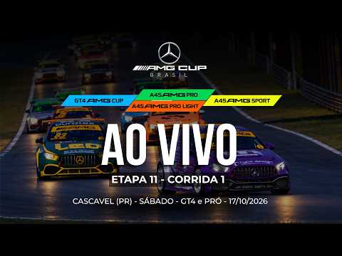 🔴 AMG CUP BRASIL | Corridas 1 | 11ª Etapa 2026 | Cascavel (PR) | Ao Vivo