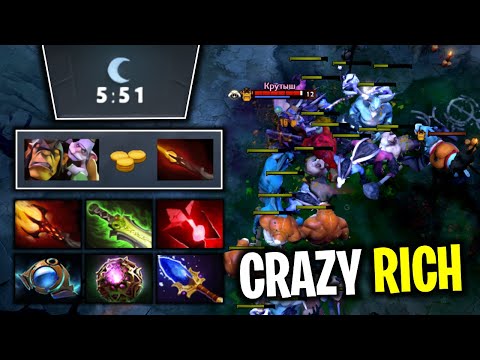 CRAZY RICH..!! 5 Min Dagon Magic Build Alchemist by Goodwin 7.26 | Dota 2