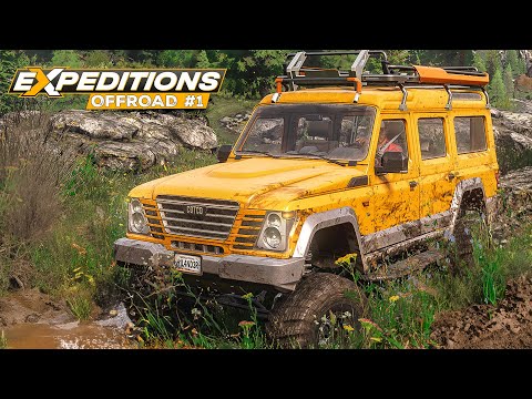Expeditions: A Mudrunner Game #1: Verloren in den Weiten der Karpaten🌲 | OFFROAD Simulation