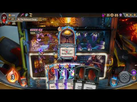 Monster Train Cov 25 Divinity PinkX/Yellow - Repeater Echowright pretty good w/ Umbra Spells!