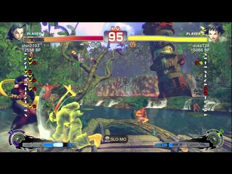 Duke728 [Makoto] vs shin2103 [Rose] SSF4 Japanese Online Ranked Matches - TRUE-HD
