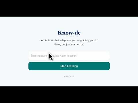 Know-de Demo