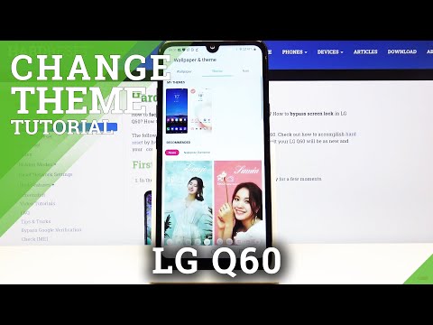 How to Change Device Theme in LG Q60 – Personalize Display