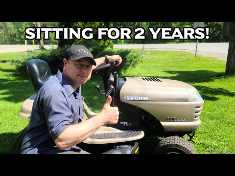 Start Your Lawn Tractor With This Simple Trick After Winter Storage!