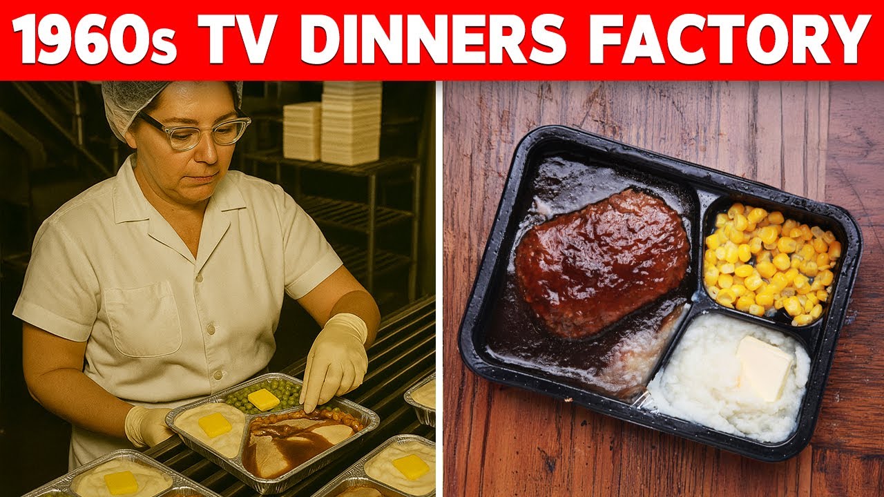 How TV Dinners Were Assembled In Their NOSTALGIC 1960s Factory