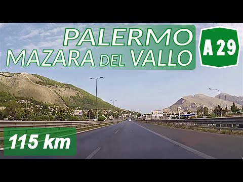 A29 | PALERMO - MAZARA DEL VALLO | Autostrada A29 | Percorso completo feat. Italian Driver