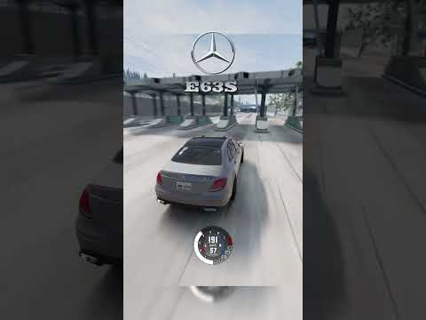 Sedan Brake Test 🏆# beaming # Audi# bmw#braketest #beamngdrive #c63 #MsM