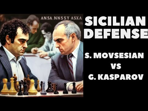 Sicilian Defence: Sergei Movsesian  vs Garry Kasparov | how to play chess