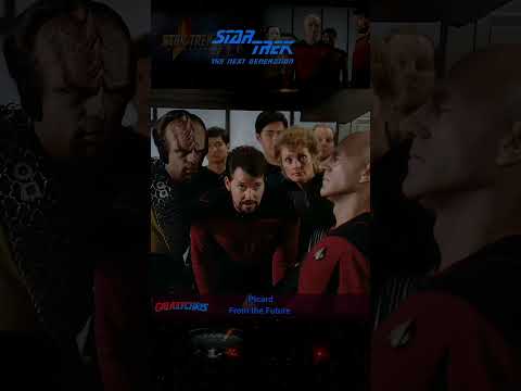 Picard see's himself in Shuttle bay 2 Star Trek Next Gen Season 2 Episode 13 #startrek #shorts #fyp