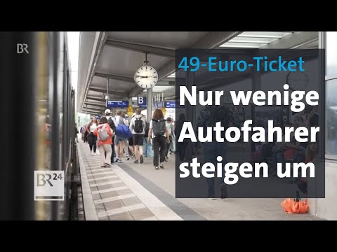 49-Euro-Ticket: Bisher steigen nur wenige Autofahrer um | BR24