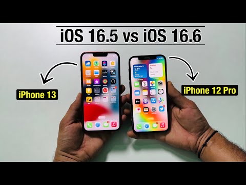 iOS 16.5 vs iOS 16.6 || iPhone 12 Pro vs iPhone 13 || TechBag ||