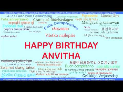 Anvitha   Languages Idiomas - Happy Birthday