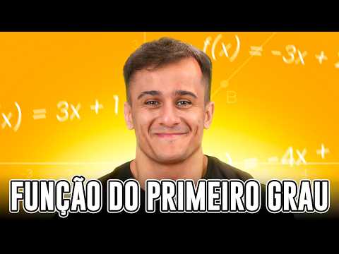 TUDO de FUNÇÃO do PRIMEIRO GRAU pro ENEM 2026 (didática insana e muitas questões resolvidas)