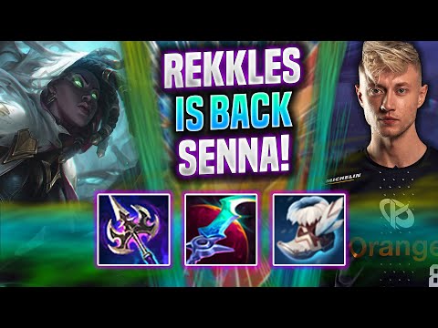 REKKLES BRINGS BACK SENNA! - KC Rekkles Plays Senna Support vs Rakan! | Season 2022