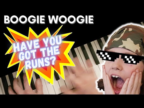 Boogie Woogie Piano : Learn how to play Runs : Easy Beginners Lesson