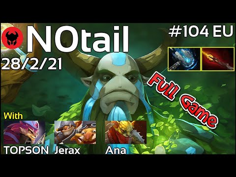 N0tail [OG] plays Nature'S Prophet!!! Dota 2 Full Game 7.21