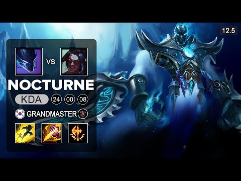 Nocturne Jungle vs Kayn - KR Grandmaster - Season 12 Patch 12.5
