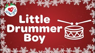 Little Drummer Boy with Lyrics Christmas Song 2018