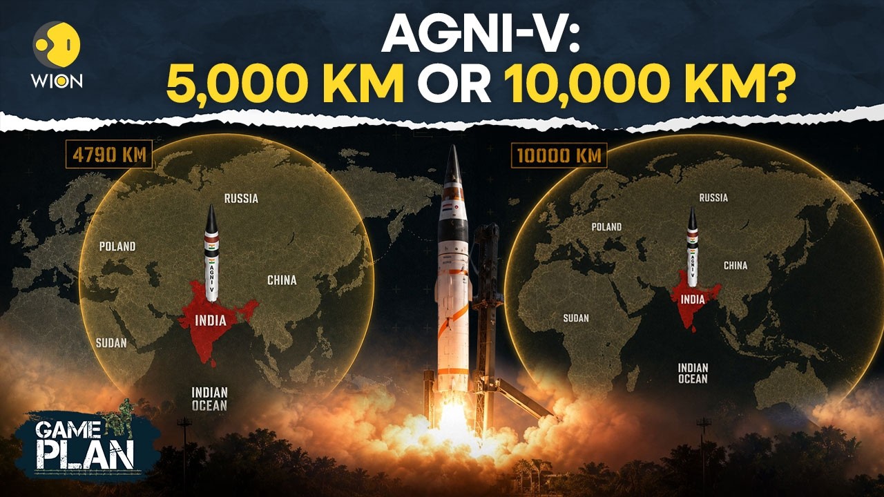 Agni-V: Is India Hiding the True Range of Its Most Powerful Missile? | WION GAME PLAN