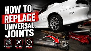 How to replace universal joints - 2002 Camaro SS gets new universal joints.