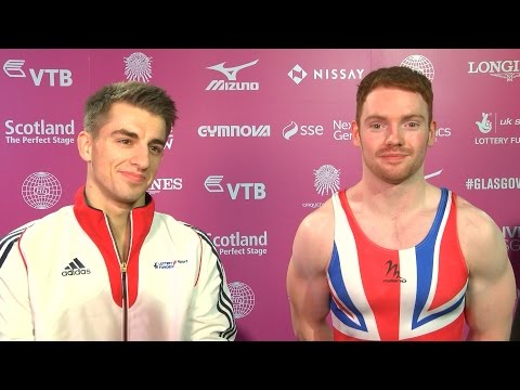 GBR Max Whitlock and Dan Purvis #Glasgow2015