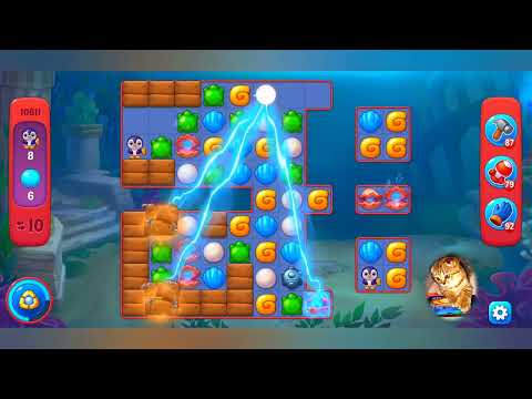 фишдом 2022 # 10611 уровень - прохождение без бустеров # Fishdom,  10611  level - no Boosters.