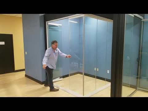 Glass curtain demo
