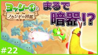 ブーメランのように投げて攻撃できる暗器のような生物！？【ヨッシーとフカシギの図鑑】#22