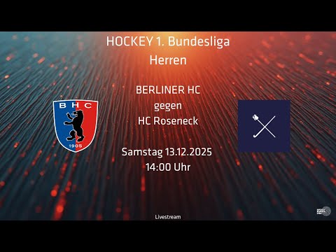 Berliner HC - HC Roseneck |Herren| 13.12.2025 |Anpfiff: 14:00