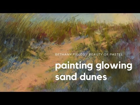 Painting Beach Dunes - Time-lapse with Bethany Fields