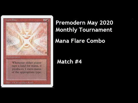 May 2020 Premodern Monthly Open Mana Flare Combo vs Survival Madness