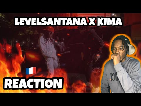 AMERICAN REACTS TO FRENCH RAP | LEVELSANTANA x KIMA - DRUG KA VANN