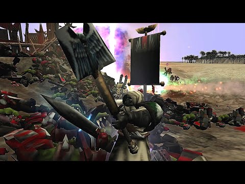Dark Angels & Asmodai vs Orks: Dawn of War - Unification mod Survival | Warhammer 40k