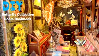 DIY Butterfly Collection Room Book Nook | Step by Step Tutorial
