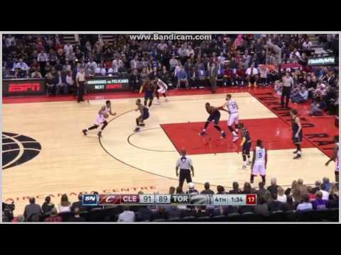 DeMar DeRozan MONSTER dunk on Thompson - Toronto Raptors vs. Cleveland Cavaliers - NBA 28/10/2016