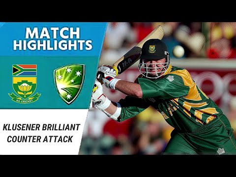 South Africa Falter as Australia Dominate After Tough Fight | Klusener Brilliant Counterattack