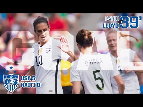 WNT vs. Haiti: Carli Lloyd Third Goal - Sept. 20, 2015