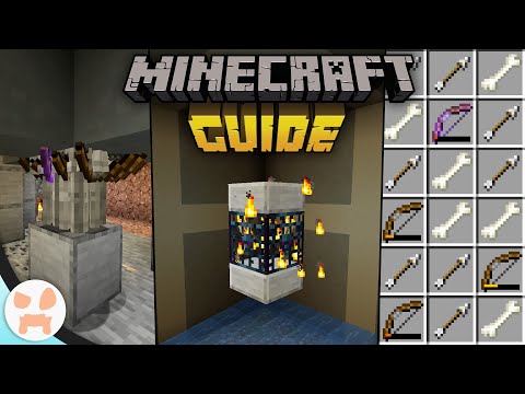 wattles - EASY SKELETON SPAWNER XP FARM! | The Minecraft Guide - Tutorial Lets Play (Ep. 96)