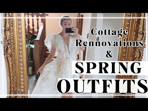 COTTAGE RENOVATIONS BEGIN & SPRING OUTFIT TRY ON // Fashion Mumblr Vlogs