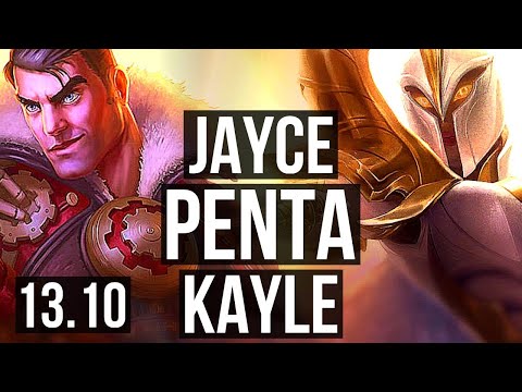 JAYCE vs KAYLE (TOP) | Penta, 9/1/2, Godlike, 300+ games | KR Master | 13.10