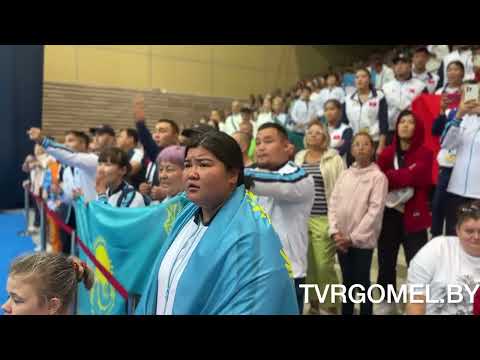 На трибунах Дворца игровых видов спорта в Жлобине сегодня шумно видео