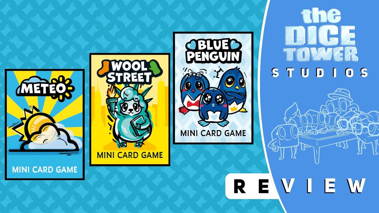 Meteo, Wool Street & Blue Penguin Reviews - What is this? Card Games For Ants!?
