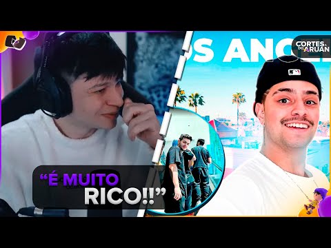 ARUAN REAGE: Um dia comigo em LOS ANGELES! | Vlog (LOUD CORINGA) - Cortes do Aruan