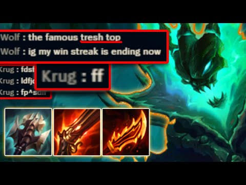They Weren't Ready for my Thresh Top - Ranked AD Thresh Top  - League of Legends