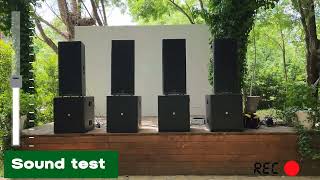 Video thumbnail for RCF NX 985-A AND FBT HORIZON VHA 118.2 SA OUTDOOR TEST. 🔊 14.000 WATT RMS by DeeJay PajTim