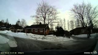 preview picture of video 'Härnösand 2015-02-13 Prästängsvägen / Prostvägen'