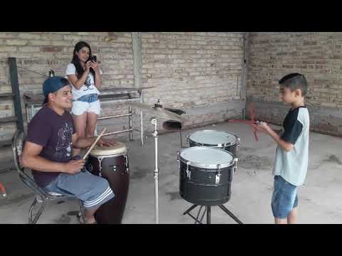 Con Eugenia Quevedo y Walter 🥁🥁😊