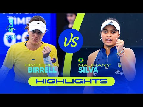 Kimberly Birrell (AUS) vs Nauhany Silva (BRA) | 2025 Billie Jean King Cup Play-offs | Highlights