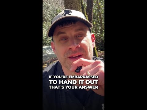 If You Feel Embarrassed Handing Out Your Giveaways, Listen to That